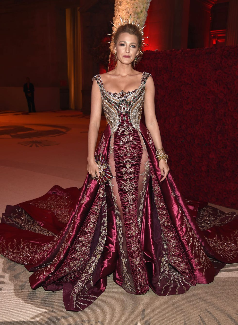 Blake Lively and Christian Louboutin at the 2018 MET Gala 