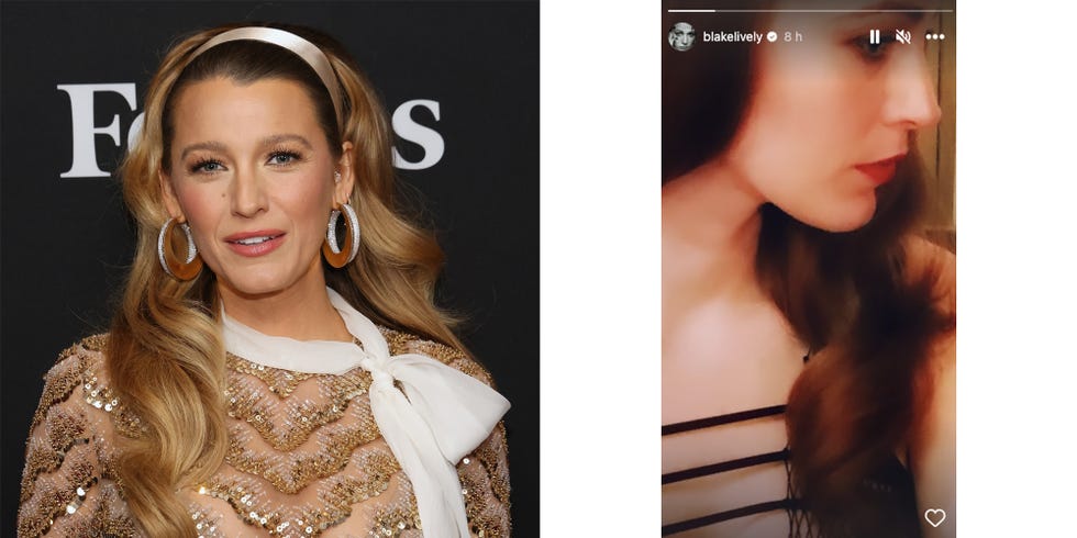 blake lively brown hair