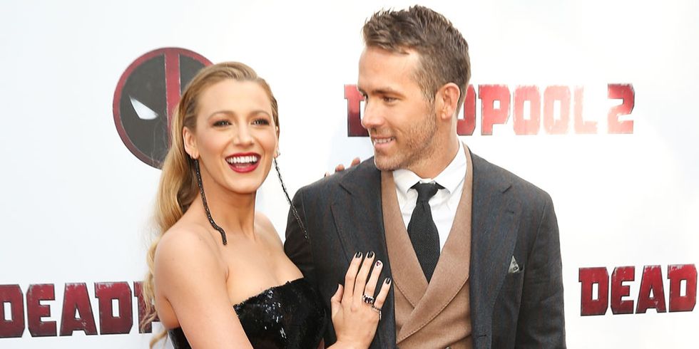 Blake Lively and Ryan Reynolds at the Deadpool 2 premiere