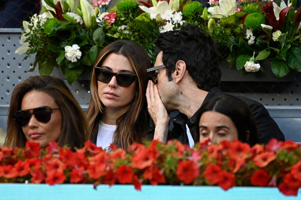 blanca suarez y javier rey en el mutua madrid open