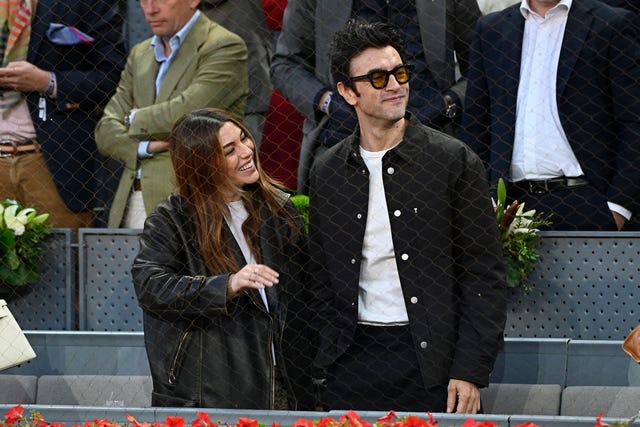 blanca suarez y javier rey en el mutua madrid open