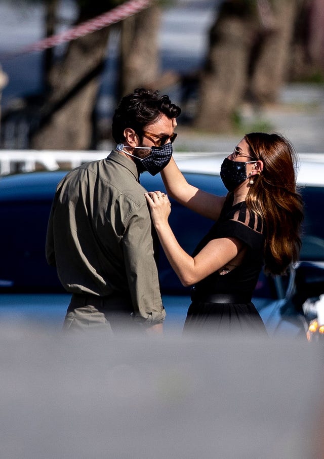 blanca suárez y javier rey, juntos en san sebastián