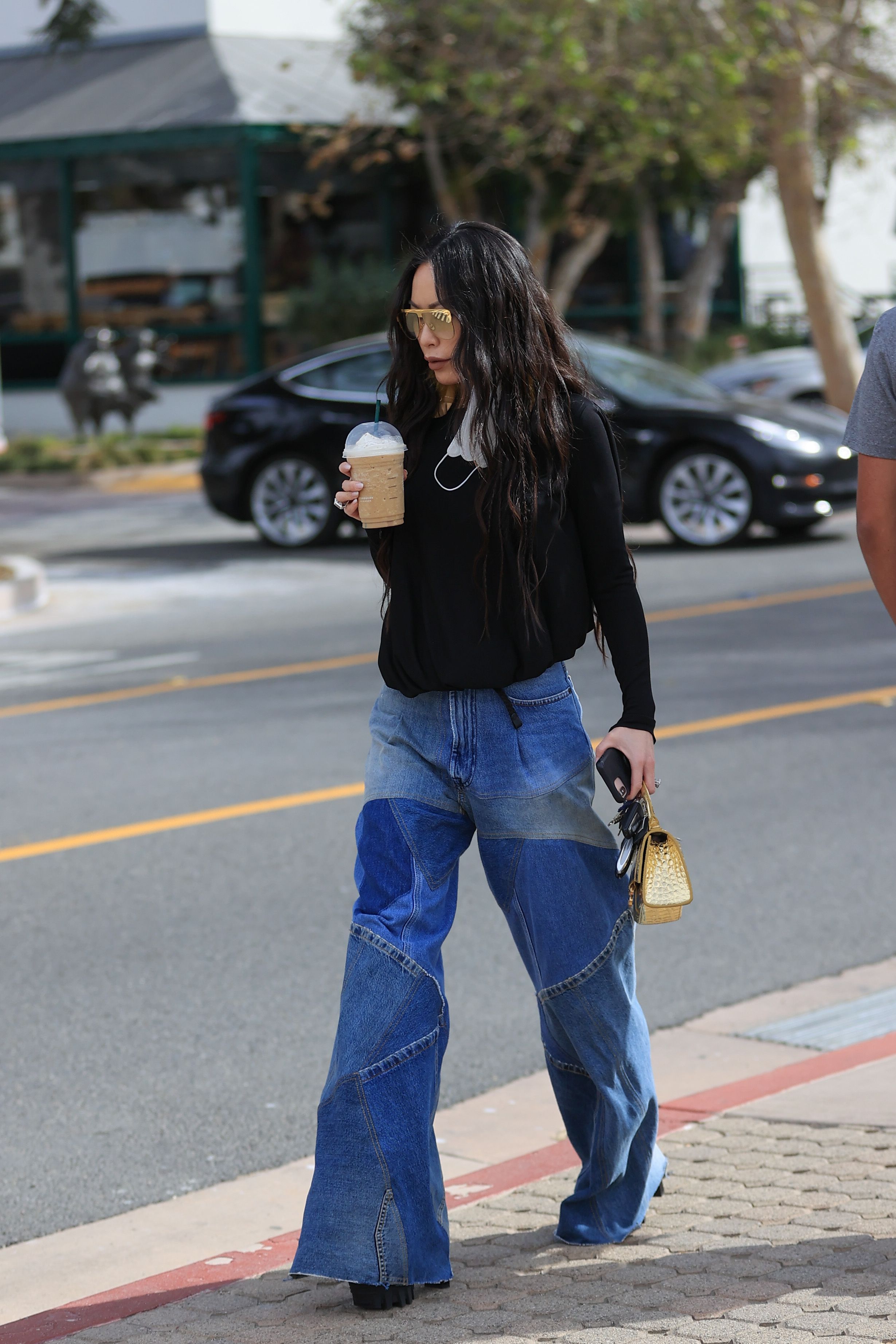 Bling Empire's Christine Chiu makes the case for patchwork jeans