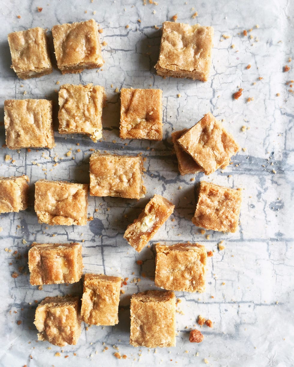 squares of blondies