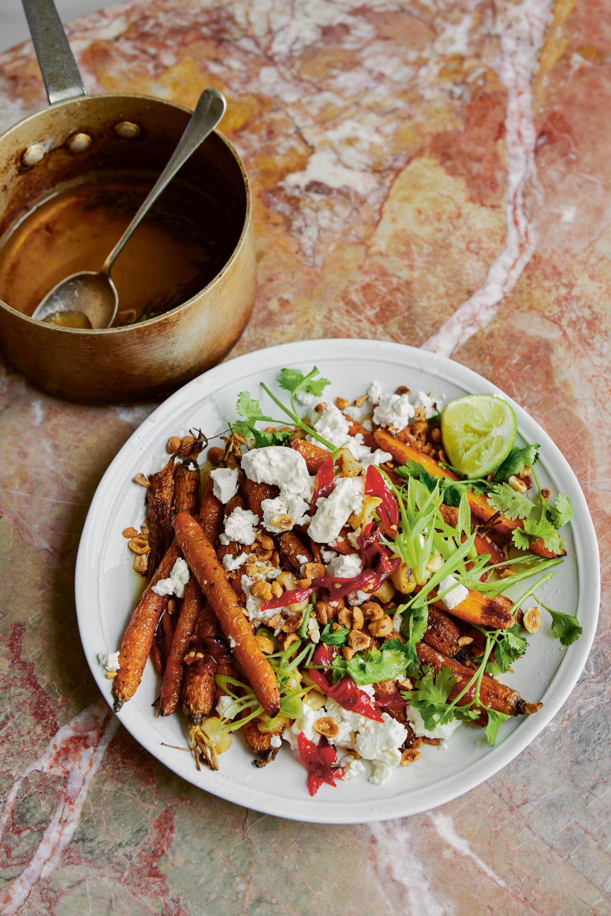 Blood orange salad recipe | Blood orange, carrot and honey salad