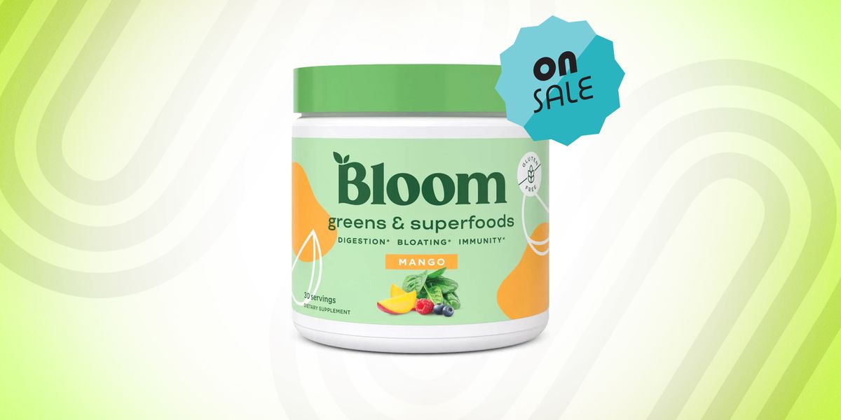 Bloom Nutrition Greens & Superfoods - Powder Smoothie & Juice Mix - Berry - 30 Servings