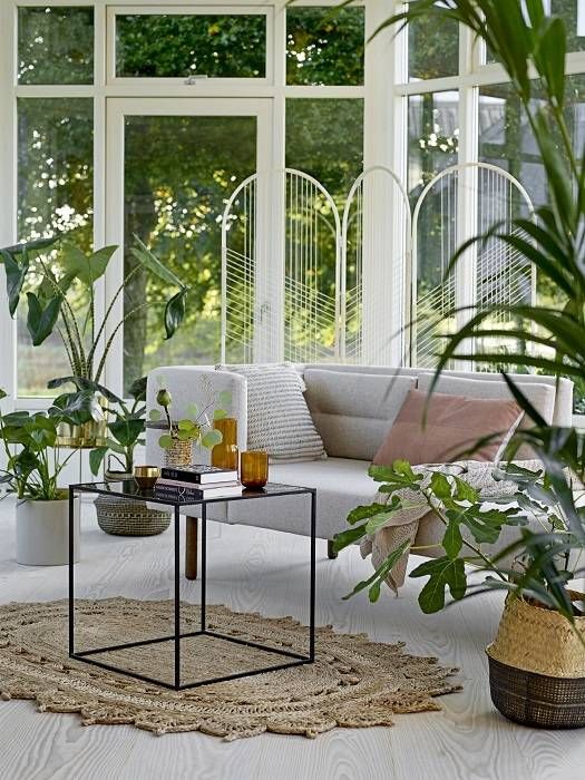 Flowerpot, Houseplant, Room, Furniture, Table, Interior design, Coffee table, Iron, Plant, Window, 