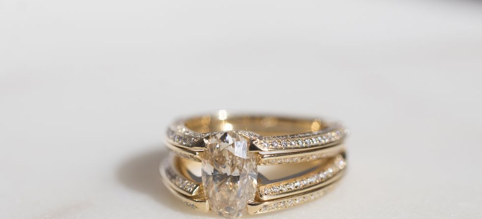 Ring, Jewellery, Fashion accessory, Engagement ring, Wedding ring, Metal, Body jewelry, Diamond, Platinum, Gemstone, 
