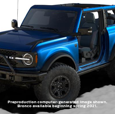 2021 Ford Bronco First Edition Gets Special Lightning Blue Paint