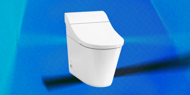 modern toilet design with a sleek contour