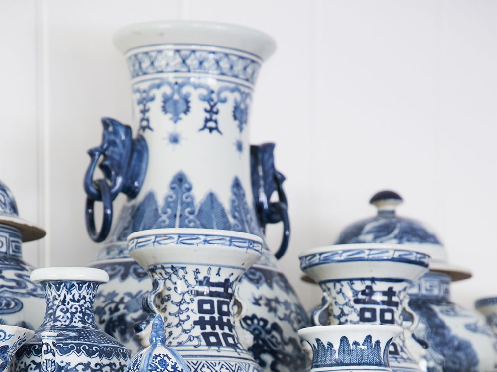 What is blue and white porcelain called? - Questions & Answers
