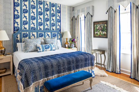 blue and white rooms