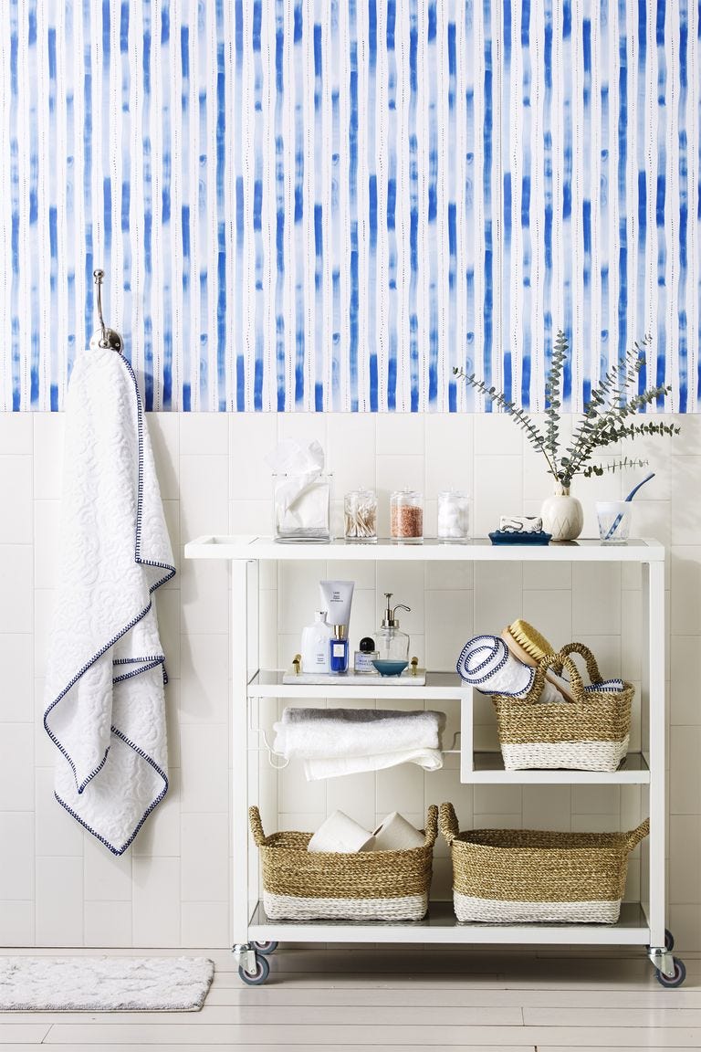 blue bathrooms