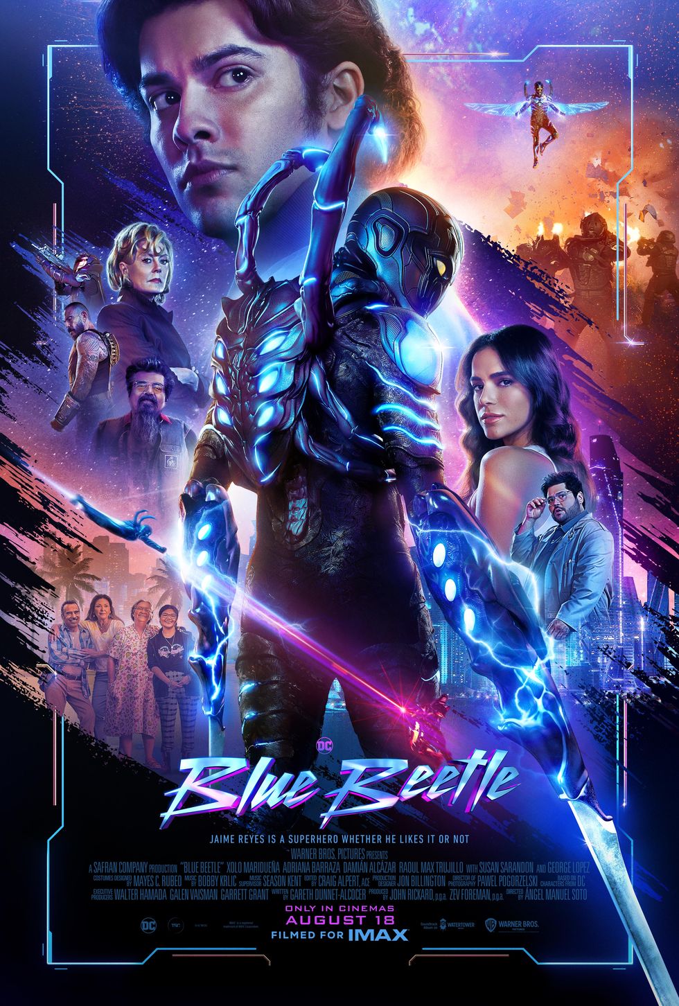 DiscussingFilm on X: 'BLUE BEETLE' debuts with 86% on Rotten