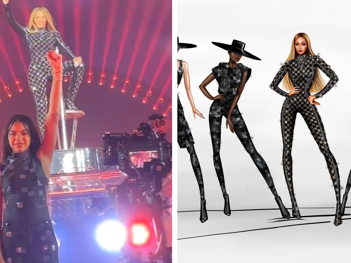Beyoncé and Blue Ivy Carter Wore Custom Looks Designed by Pharrell