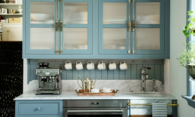 blue coffee bar