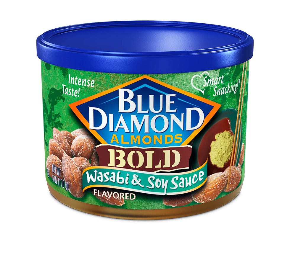 blue diamond wasabi  soy sauce