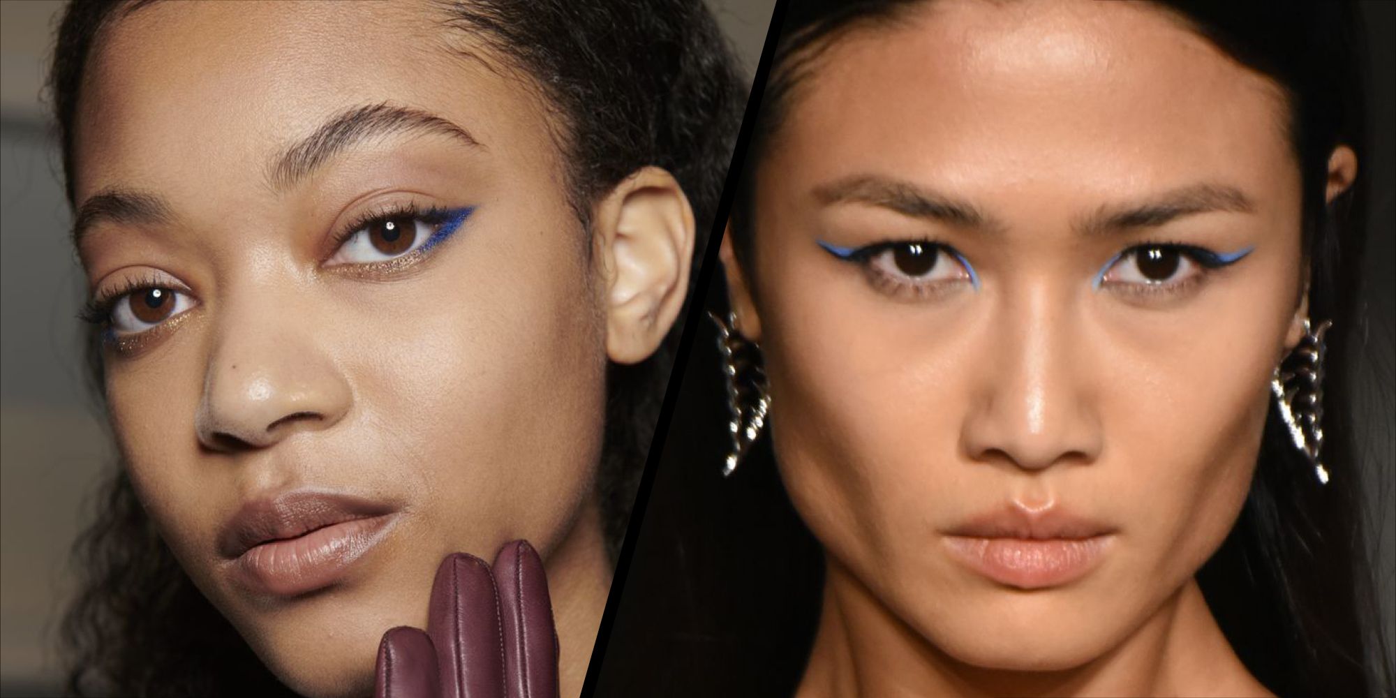 Blue eyeliner: why the look is big news for the upcoming season
