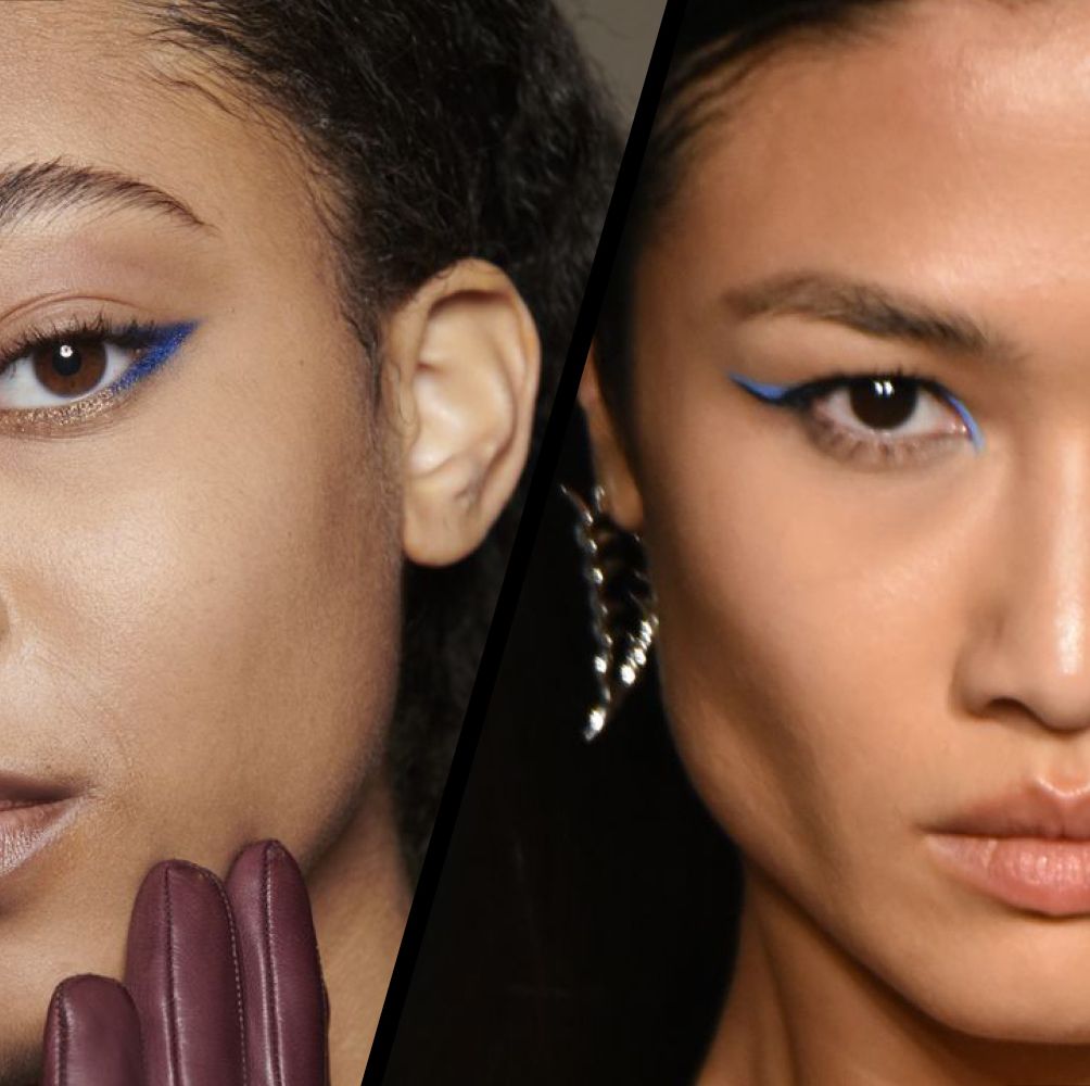 Blue eyeliner: why the look is big for upcoming season