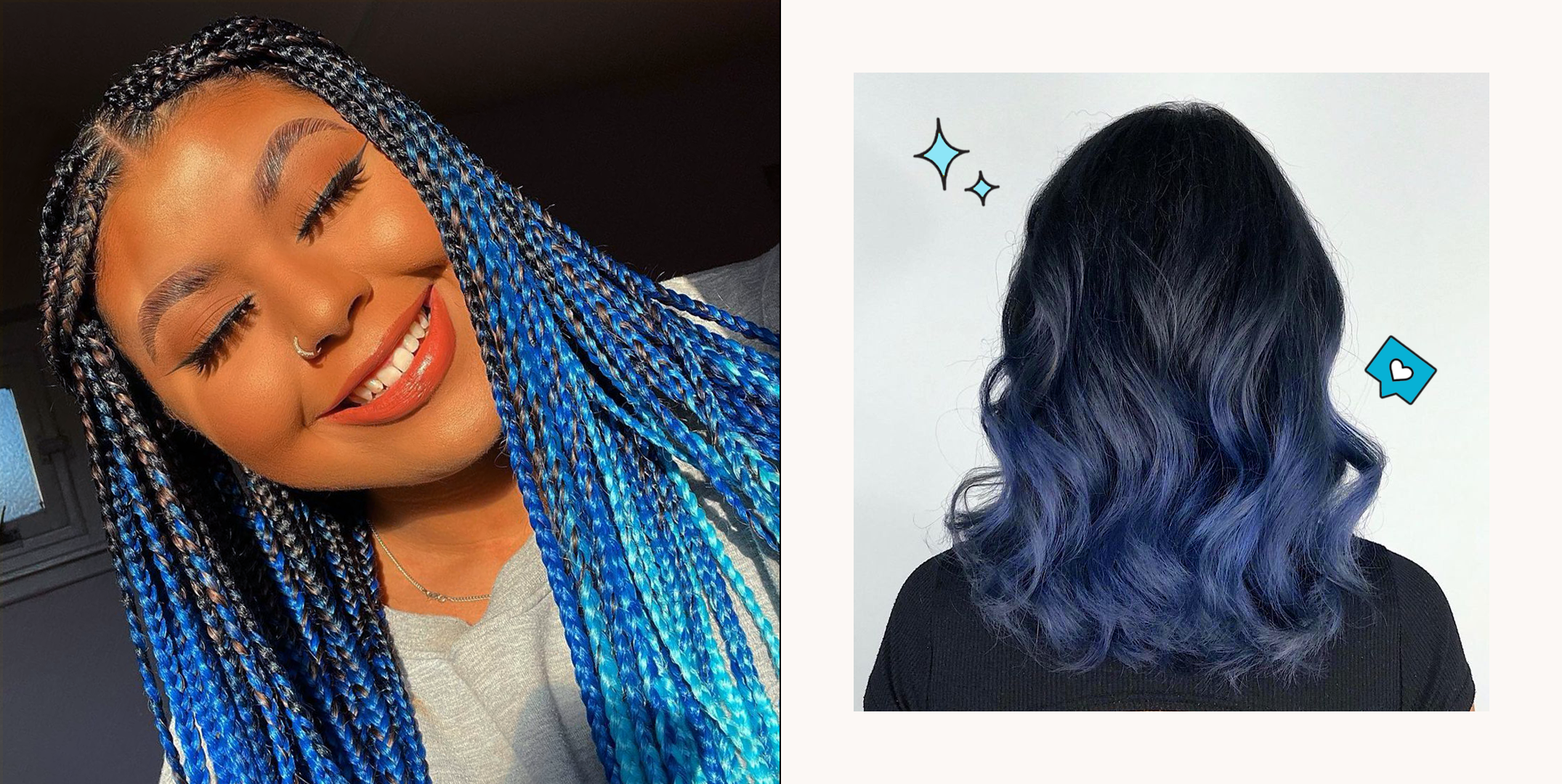 Mane Interest midnight blue hair color