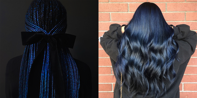Top 48 image dark blue hair dye 