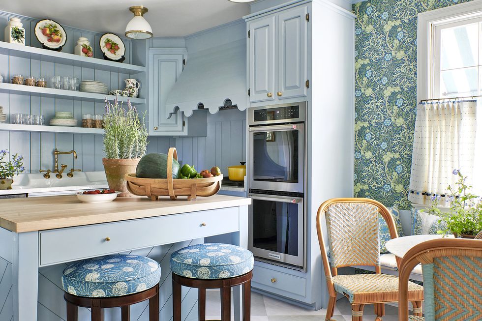 Teal Kitchen Cabinets Design Ideas