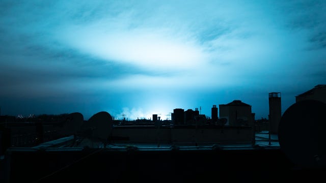 What Was That Weird Blue Explosion In New York City