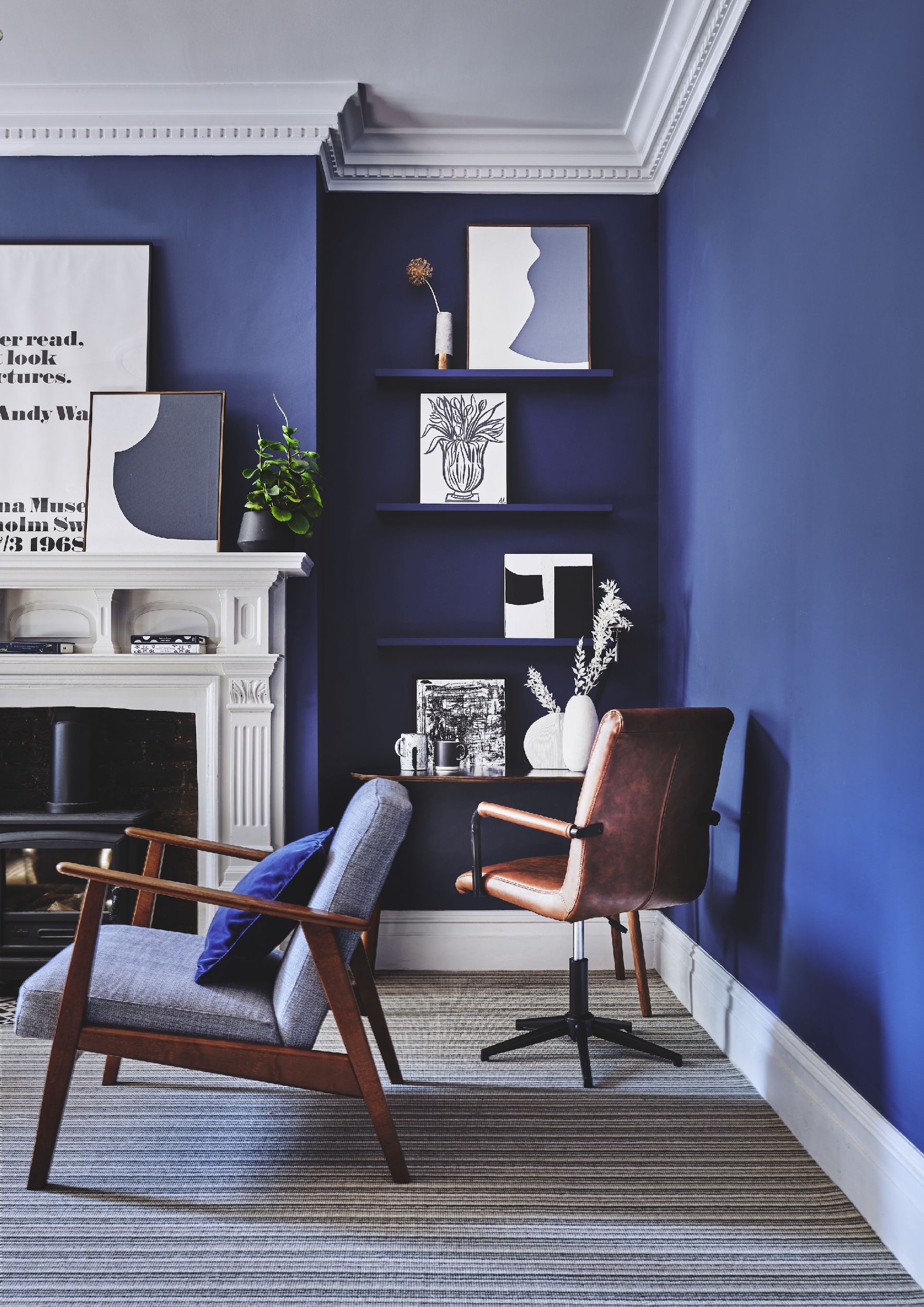 Blue Living Room 21 Inspiring