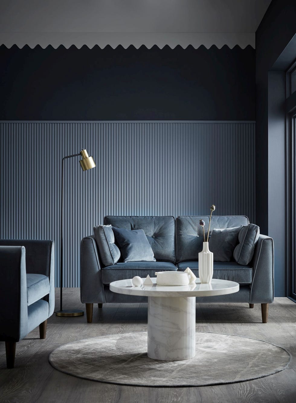 blue living room ideas
