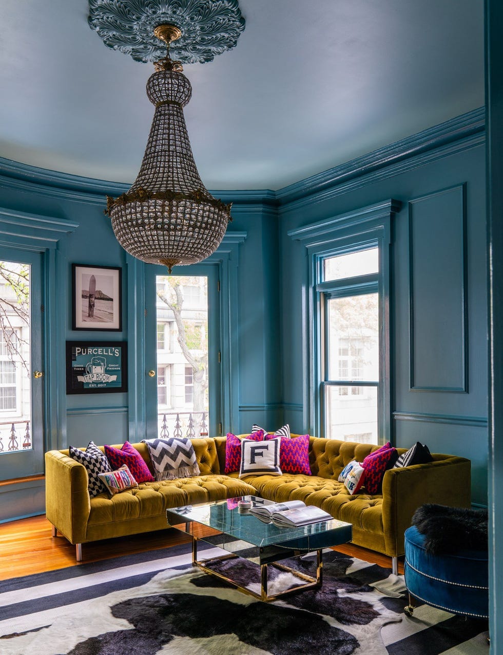 blue living room ideas