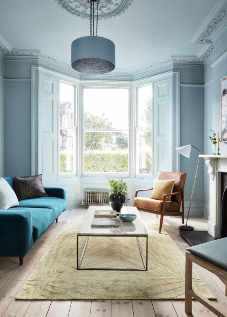 blue living room ideas