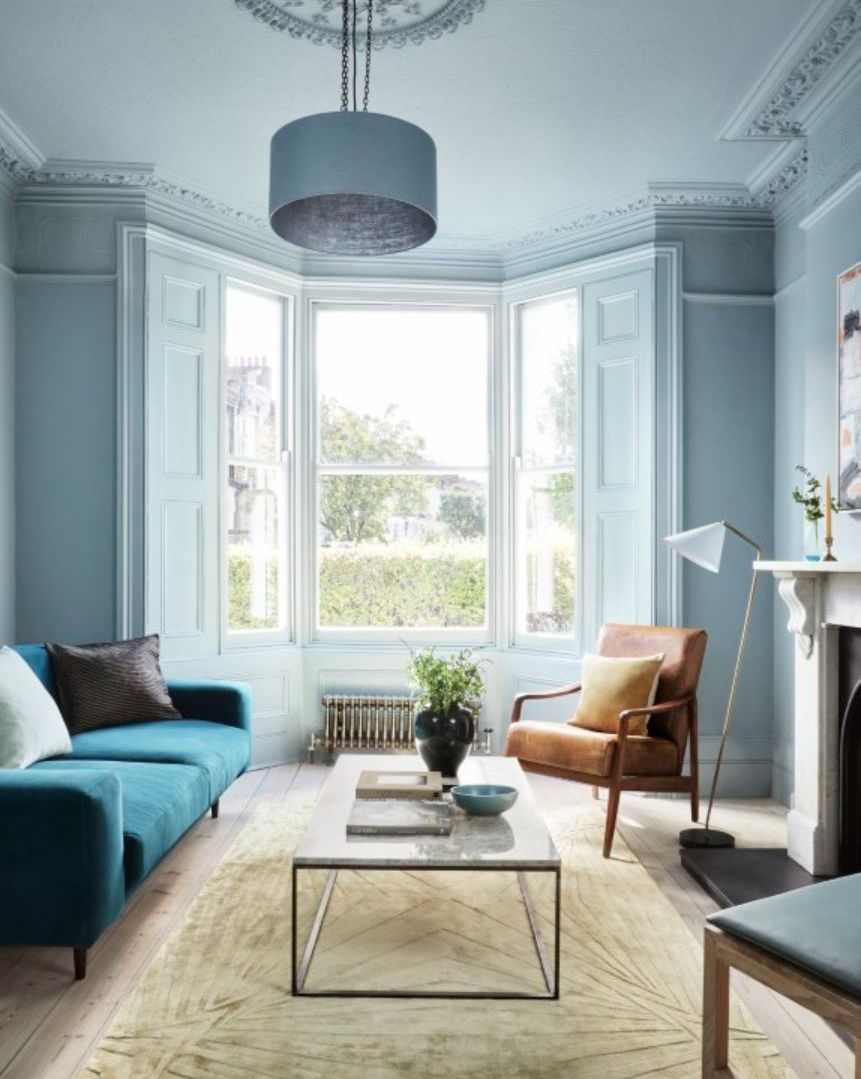 Blue Living Room 21 Inspiring