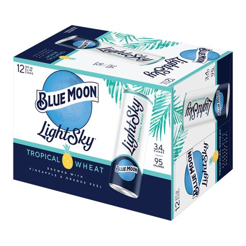blue moon lightsky tropical wheat beer