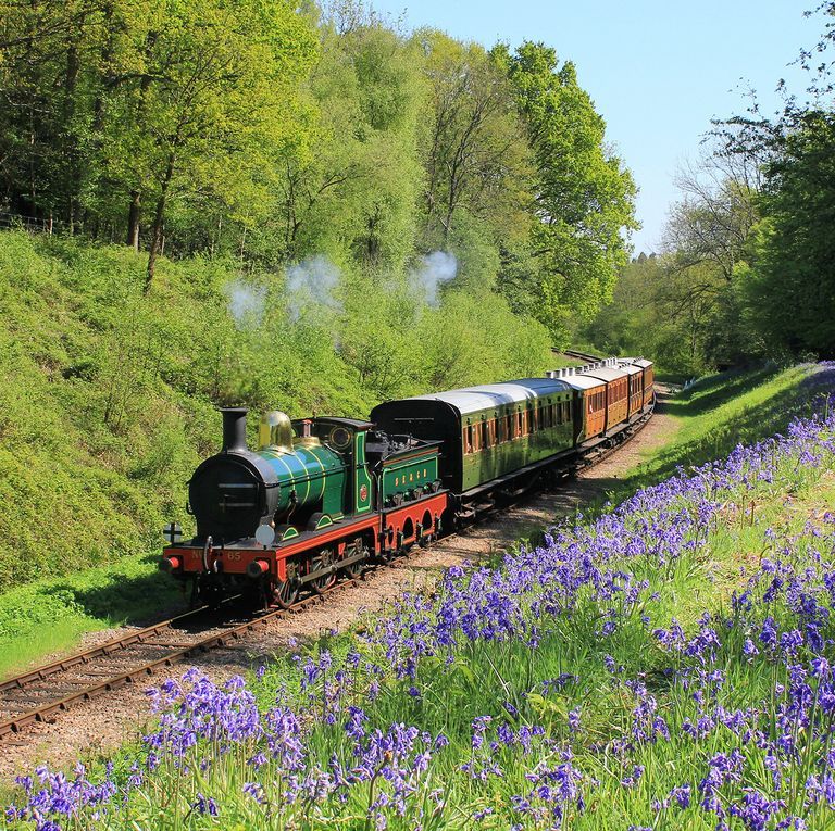 Ride a luxury steam train through the English countryside