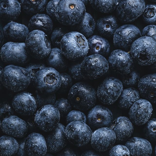 blueberries close up