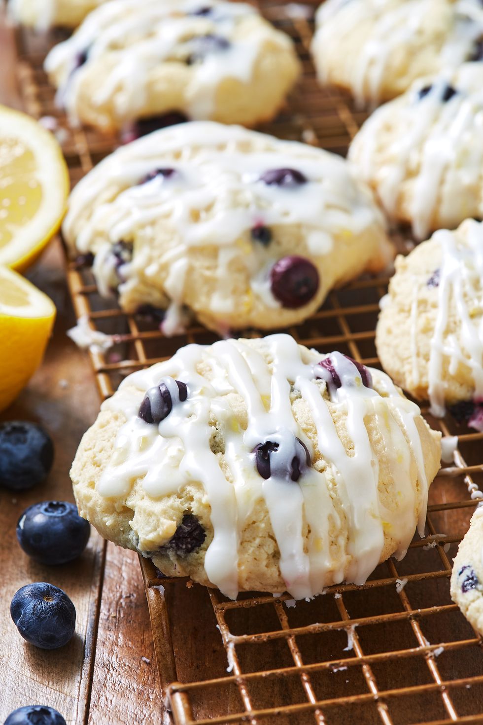 blueberry lemon cheesecake cookies