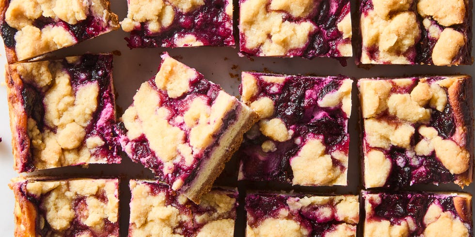 blueberry crumble cheesecake bars