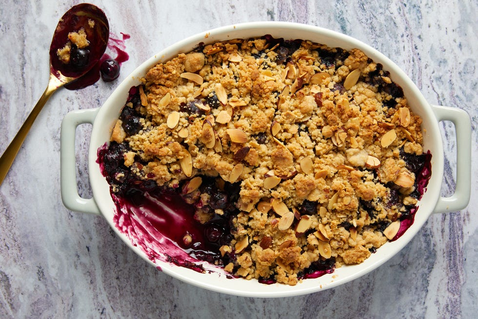 blueberry crumble