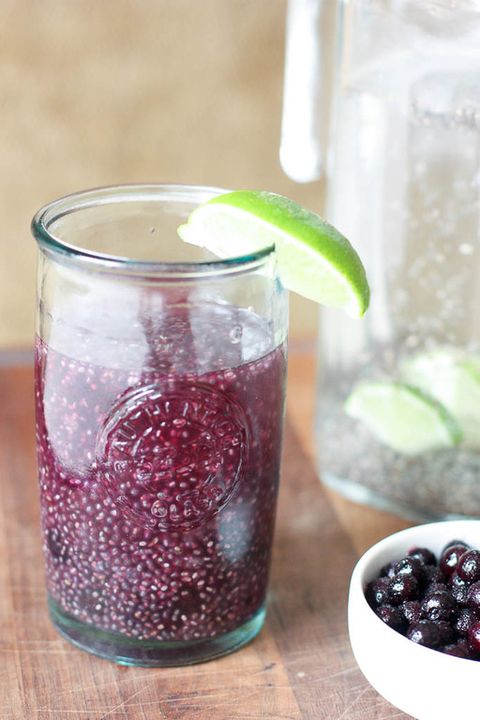 wild blueberry chia fresca, juice for weight loss