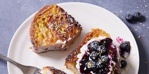blueberry lemon ricotta stuffed french toast