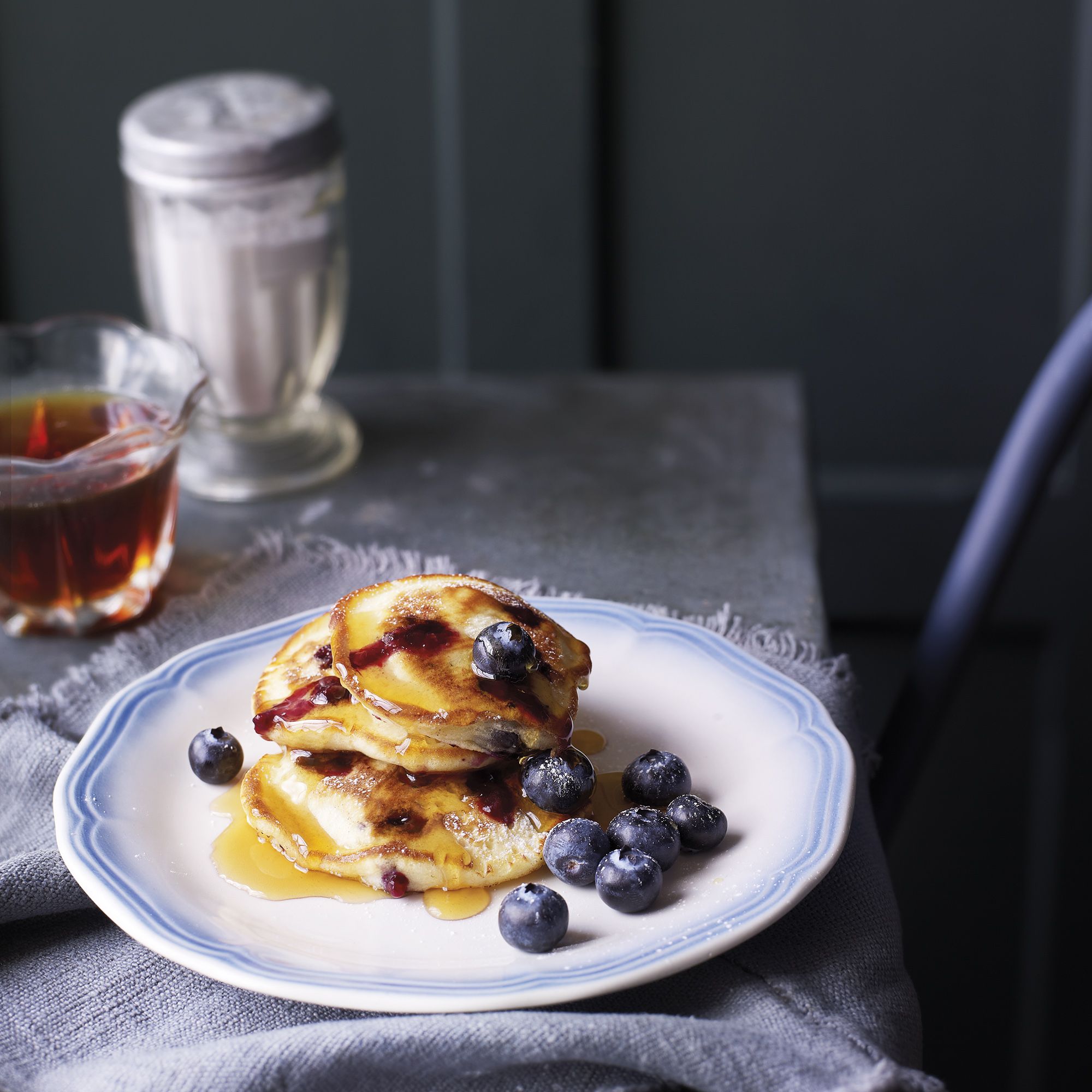 Blueberry pancakes recipe