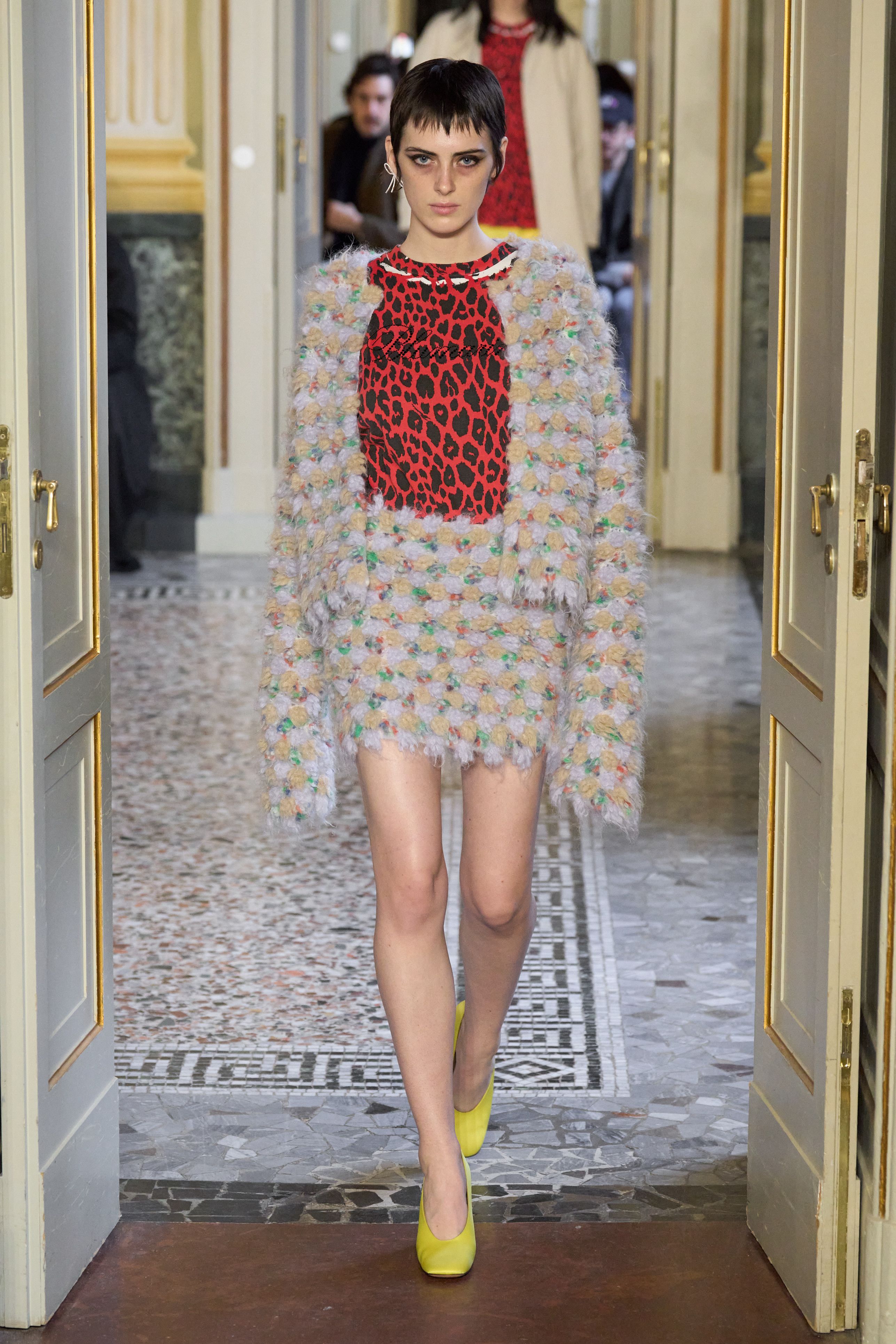 美品 Blumarine ブルマリン カットソー カーディガン 派手 トップス