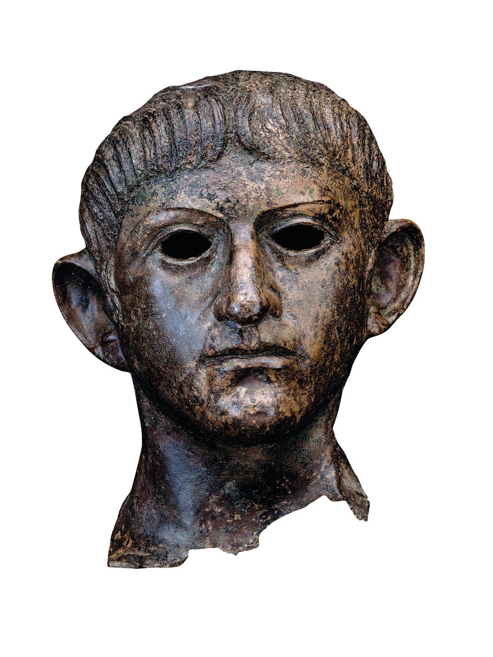 Kopzorgen voor de RomeinenHet standbeeldvan Claudius in Camulodunum werd door Boudicas rebellen onthoofdIn 1907 werd de kopgevonden in een rivier