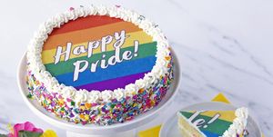 bake me a wish rainbow pride cake