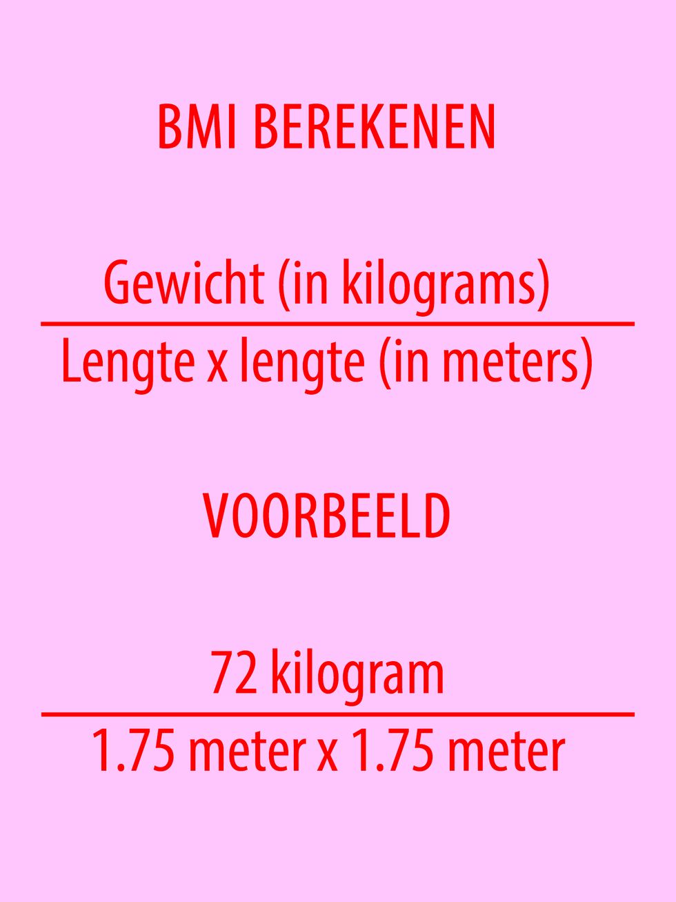 BMI-berekenen