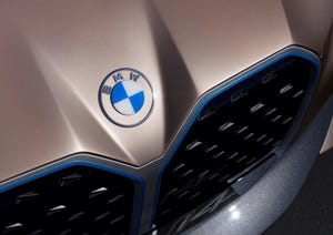 bmw nuevo logo en el concept i4