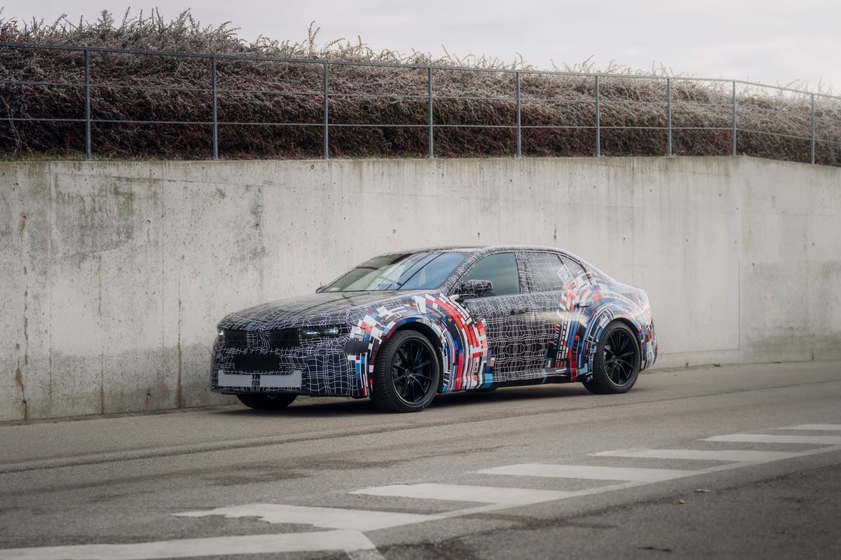 First-Ever Electric BMW M3 Previewed with Muscular Bodywork in New Photos