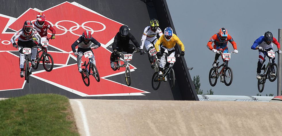 Olympic BMX racing. 