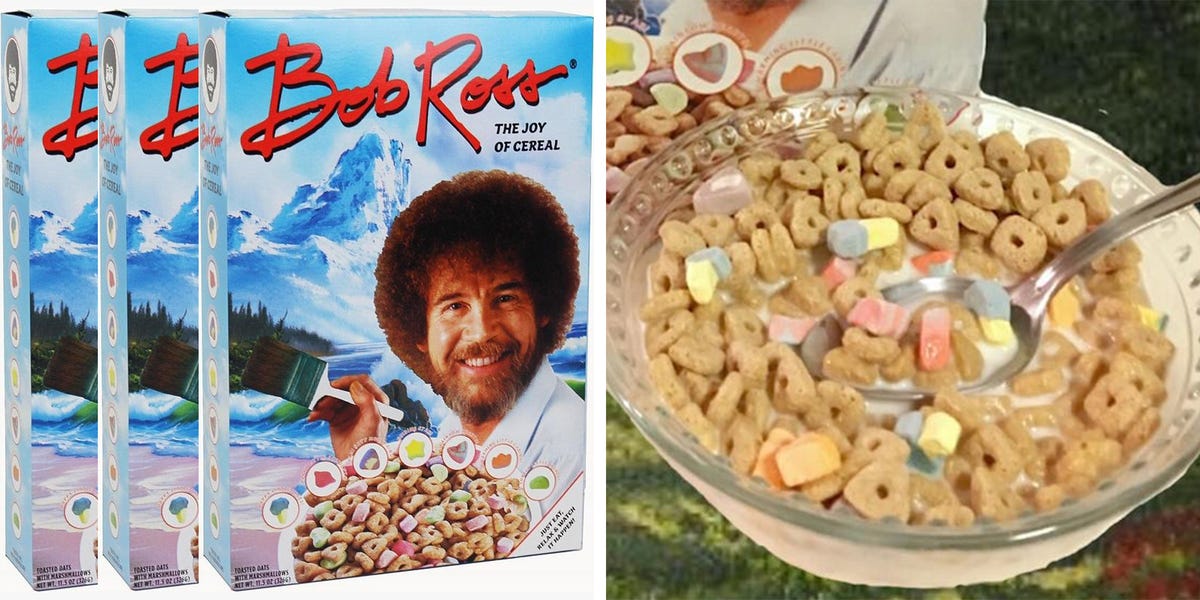 Bob Ross Cereal Will Bring Joy Into Your Mornings