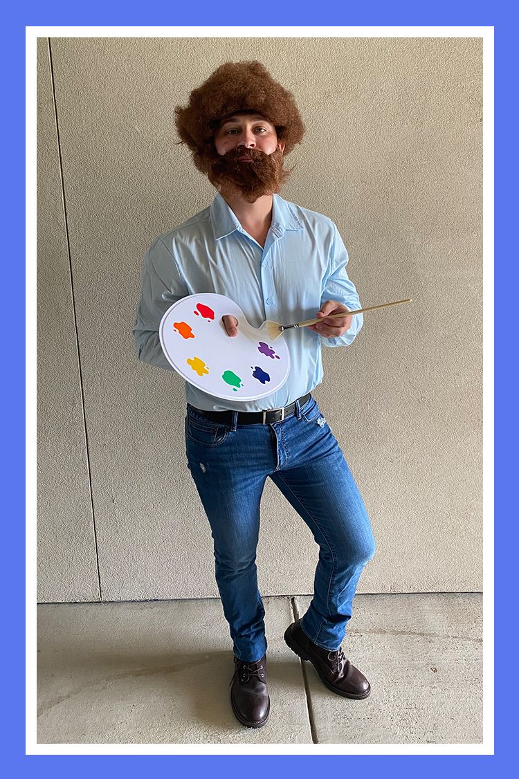 DIY Painted Denim Jacket (Bob Ross Inspired) : 6 Steps (with